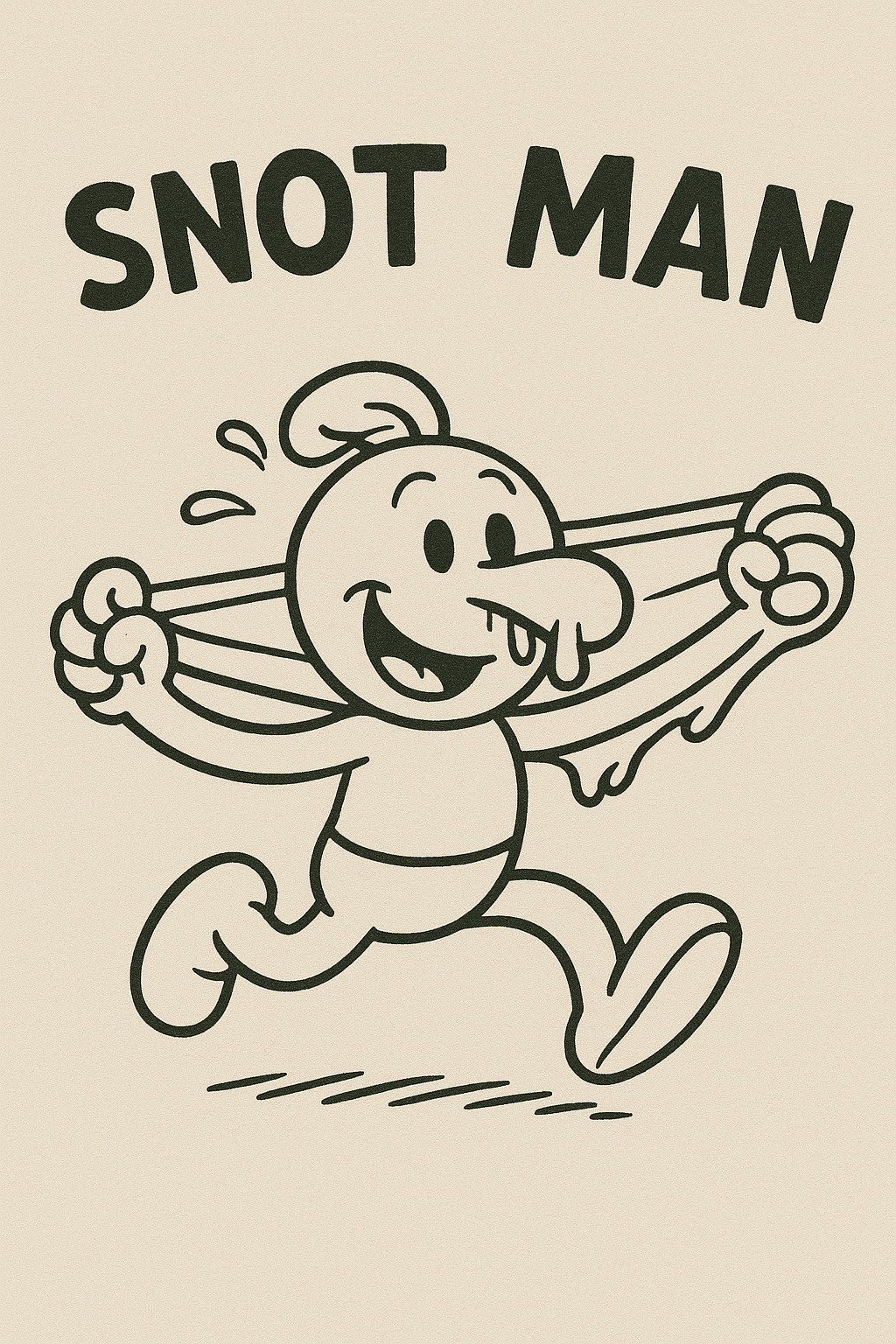 Snot Man illustrated